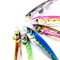 Top Right JIG097 3D Eye Bionic Painting Saltwater Jig Fishing Jigs Saltwater Jig Deep Sea Fishing Lures