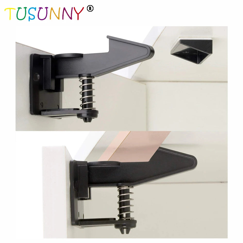 Hot-selling Baby Cabinet Lock Invisible Install Baby Safety Cabinet Lock Children Safety Protective Drawer Lock Baby Safty Lock