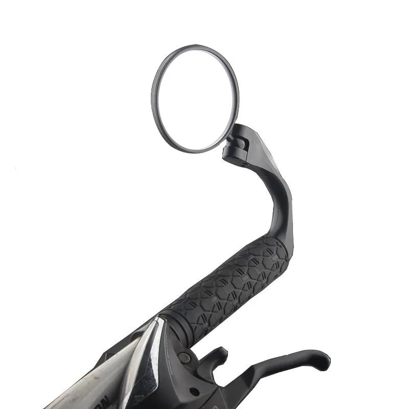 Adjustable Bike Safety Clear Glass Cycling Mirror Rotatable MTB and BMX Bar End Mountain Bicycle Mirror