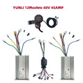 Yunli 60V 45Amp 12 Mossfets Tube 5 Pin Throttle Accelerator E Scooter Speed Spare Part Accessories Electric Scooter Controller