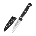 4 Inch Paring Knife with Comfortable Handle and Sharp Edge for Home Cooking Fruit and Vegetable Cutting Includes Cover