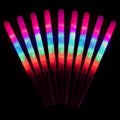 Colorful LED Light Stick Flash Glow Cotton Candy Stick Flashing Cone for Vocal Concerts Night Parties  Led Cotton Candy Stick