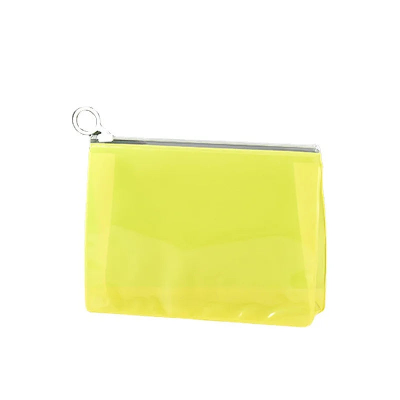 New Custom Print Eco Friendly Transparent Pvc Clear Waterproof Beauty Makeup Pouch Bag Travel Cosmetic Gift Bag