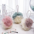 Double Color Large Bath Ball With Color Shower Flower Bath Products Shower Net Puff Loofah Mesh Bath Sponge Sponges 50g
