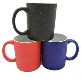 11 oz Sublimation Glitter Magic Ceramic Mug for Custom Gifts Home Decor Christmas Advertising