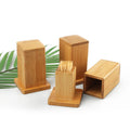 Large Natural Bamboo Toothpick Box Private Label Thickening Tooth Picks Container for Restaurant