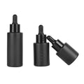 30ml Flat Clear Frosted Amber Matte Black Cosmetic Dropper Bottle Essence Essential Oil Face Cream Wigs Thick Bottom Mascara