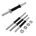 Professional Gym Equipment Hot Sale Rubber Coated Steel Dumbbell Handle with Screw Thread Dumbbell Bar Free Weights