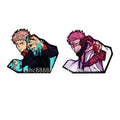 Waterproof 3D Motion Stickers Jujutsu Kaisen Anime Decor Itadori Yuji Ryomen Sukuna Car Refrigerator Decor 116x130mm PET