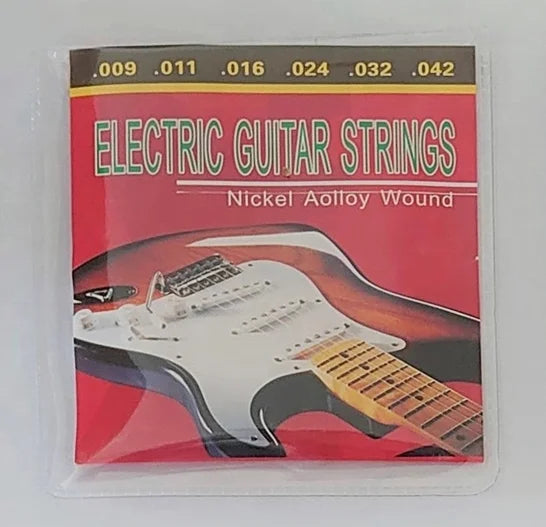 Electric Guitar String in Plastic Bag