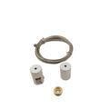 Ningbo Factory Single Wire Acrylic Panel Cable Sign Hanger System Aluminium Sign Clamp Display Rod Fasteners Product