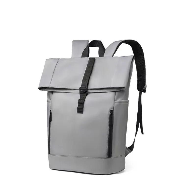 Backpack Men's Folding Flip Backpack Large Capacity Travel Leisure Backpack Lightweight School Bag