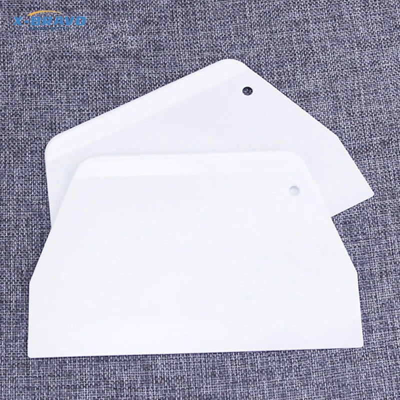 Baking Utensils Film Trapezoidal Plastic Scraper Dough Cutter Cake Cream Cake Chocolate Scraper