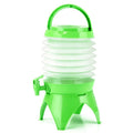 IRONDONKEY Outdoor PE Retractable Folding 7.5L Folding Telescopic Bucket With Faucet Portable Water Tank Camping Gear