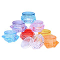 5g Makeup Face Cream Container OEM ABS 8g Transparent Jars for Cosmetics Golden Cap Plastic Jar Cosmetic Pot Cream Mini Bottle