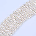 Wholesale 6-7mm Cheap Price Freshwater Rice Shape Pearl Beads Strand for Jewelry Making