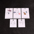 Fashion Jewelry Package Card Pink Women Pattern Drop Earrings Display Cards Stud Holders Custom Label