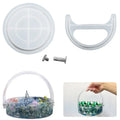 Round Fruit Jewelry Storage Basket Silicone Mold Portable Ice Cube Beer Bucket Mould for Table Decoration
