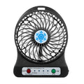 Portable Office Rechargeable Table Fans Small Student Hand Held Mini Usb Charging Outdoor Fan With Led Light