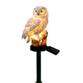 Wholesale Garden Solar Light Owl Lamp Outdoor Decor Resin Waterproof Landscape Light for Pathway Walkway Wedding Party