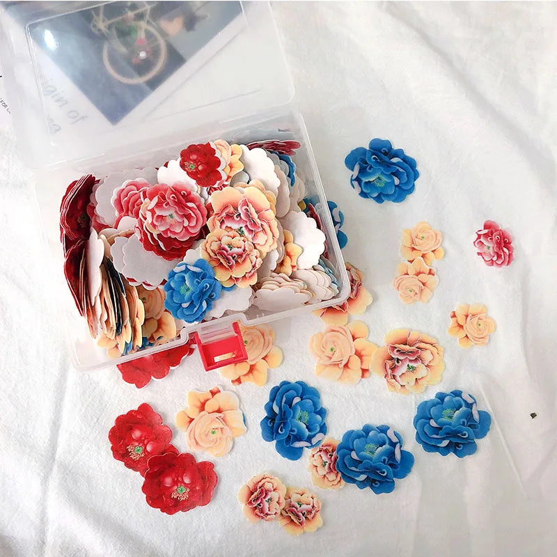 Edible Cake Topper Flowers & Butterflies Wafer Paper for Cake Cupcake Decoration Mixed Size & Colour