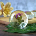Handmade Herbal Flower Soap Solid Amino Acid Moisturizing Whitening Antiseptic Oil Control Anti-Dandruff 80g Travel Size