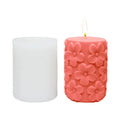 Hot Sale Valentines Day DIY Gifts Flower 3D Silicone Candle Molds for Candle Making Party Home Dinner Decoration Accessory