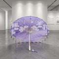Handmade Vintage Adult Umbrella Mix Colors Flower Designs Classic Indoor Outdoor Decoration & Dance Use Manual Control