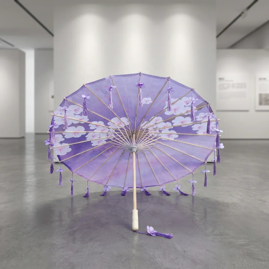 Handmade Vintage Adult Umbrella Mix Colors Flower Designs Classic Indoor Outdoor Decoration & Dance Use Manual Control