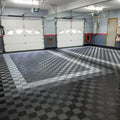 PP Interlocking Car Wash Floor Waterproof Mat Anti Slip Interlocking Drainage Garage Floor Tiles Plastic Flooring for Car Wash