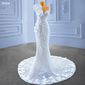 Jancember Rsm67424 Custom Made Illusion Mermaid Wedding Dresses Beading Lace Bridal Gowns
