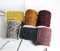 Round 4mm Glitter Rope with Crystal Motif Decorative DIY Glass Shoe Lace for Shoes Bags and Garments Rhinestones