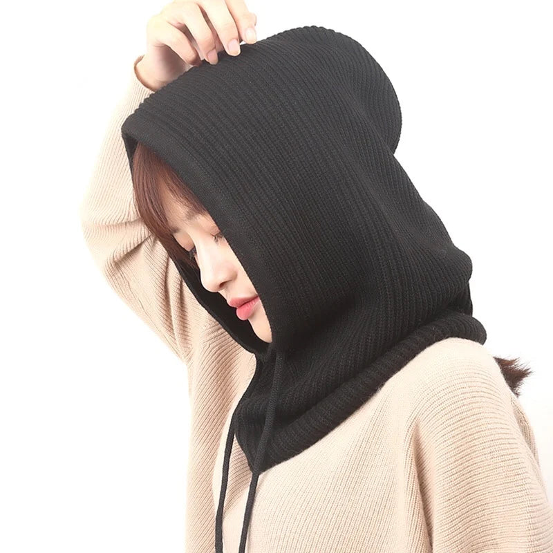 New Trendy 12 Colour Knitted  Scarf Beanie Winter Hats for Autumn Winter Women Men Fashion Outdoor Warm Casual Dress