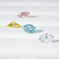 Starsgem IGI Diamond Oval Cut Colorful CVD HPHT Diamond Loose Lab Grown Diamond