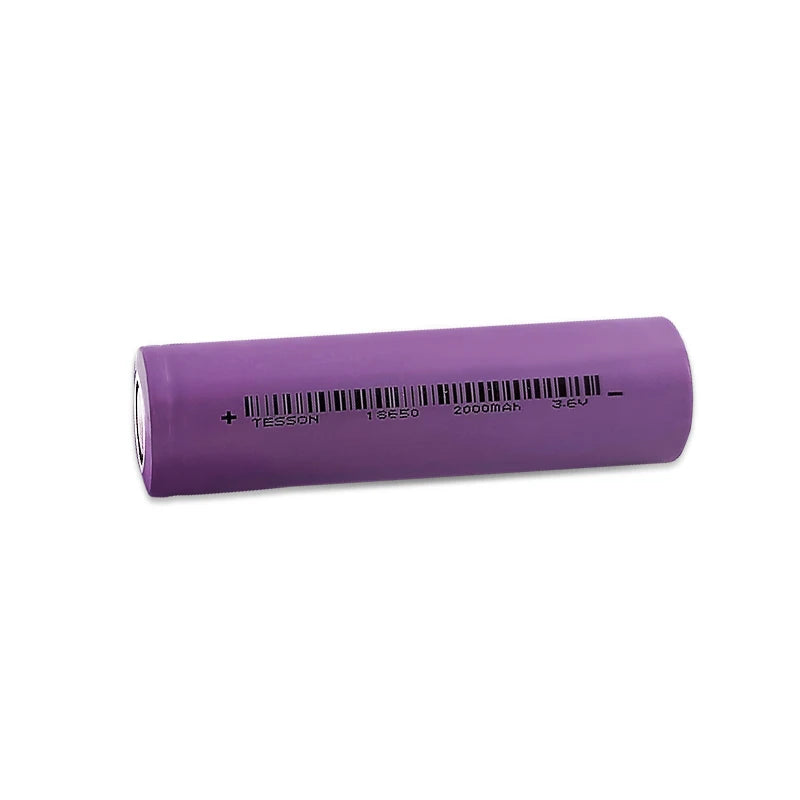 Made in China Low Price Tesson IDR18650 2000mAH 0.5C 20A Max 3.7v Li Ion Rechargeable Batteries for Battery Pack