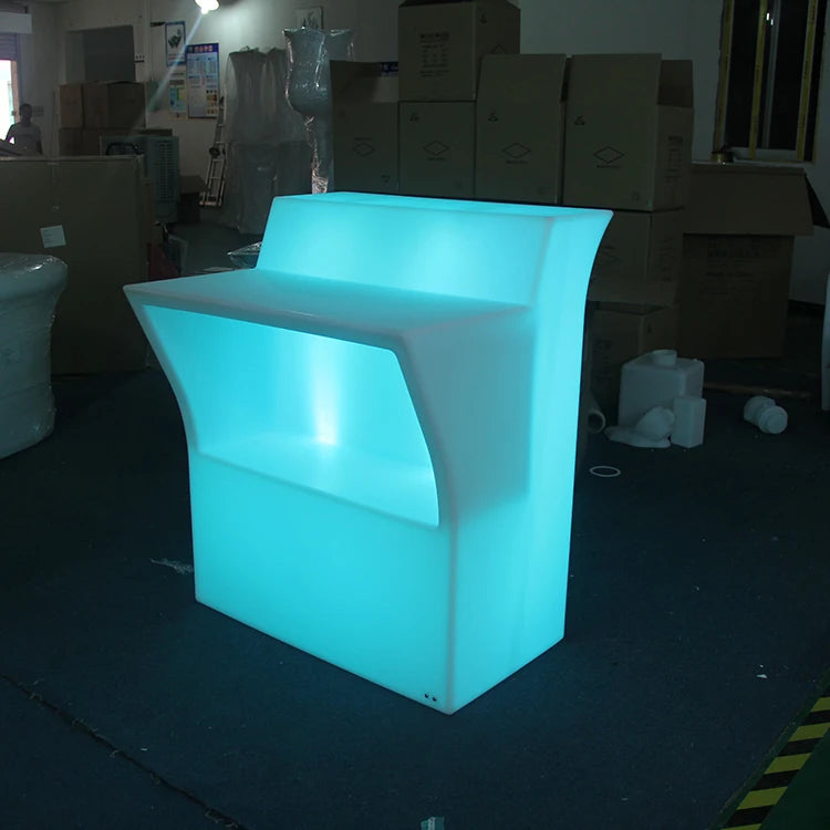 Luminous Cocktail Table Glow Mobile Cocktail Bar Counter Led Portable Cocktail Bar
