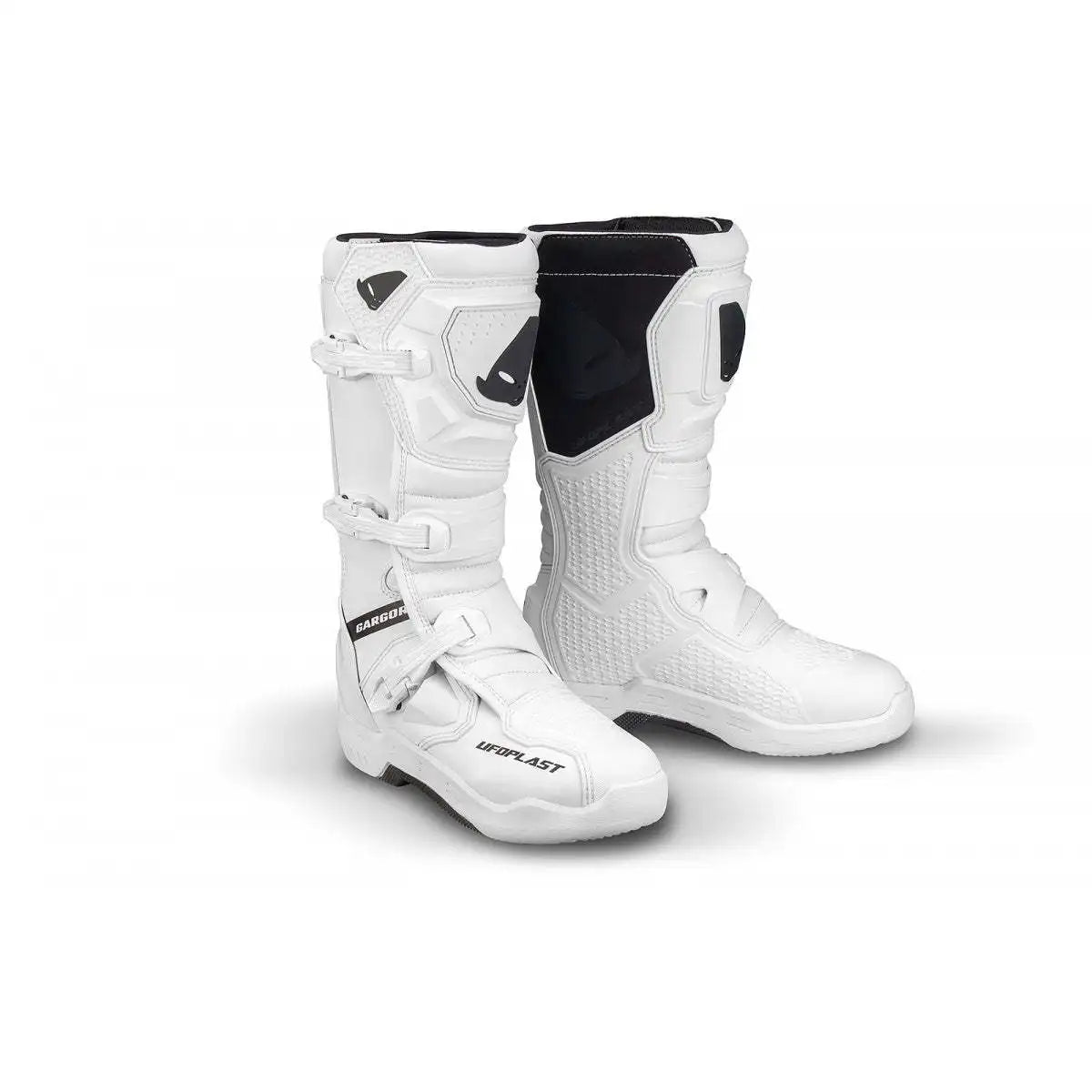 GARROR Motocross/Enduro Boot Waterproof Ankle Knee-High Genuine Leather Lining PVC Rubber Insole Steel Toe for Summer Winter
