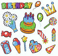 Kids Diamond Painting Stickers Kit DIY Arts Birthday Cake Lollipop Candy Balloon Diamond Painting by Numbers Stickers Toys Gift