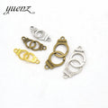 YuenZ Alloy Antique Sliver Bronze Gold Color Metal Freedom Handcuffs Charm Metal Charms for Jewelry Making J195