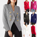 H2013 New Arrival Fashion Blazers for Ladies Short Double Breasted Blazers Ladies Womens Blazer