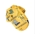 Eco-Friendly Cartoon Print Dog Coat for Spring Summer Fall-Comfortable Casual Design