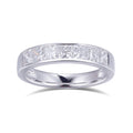 Messi Jewelry MSR-546 PT950 Ring Set Engagement Wedding of Women Lab Grown Diamond Ring