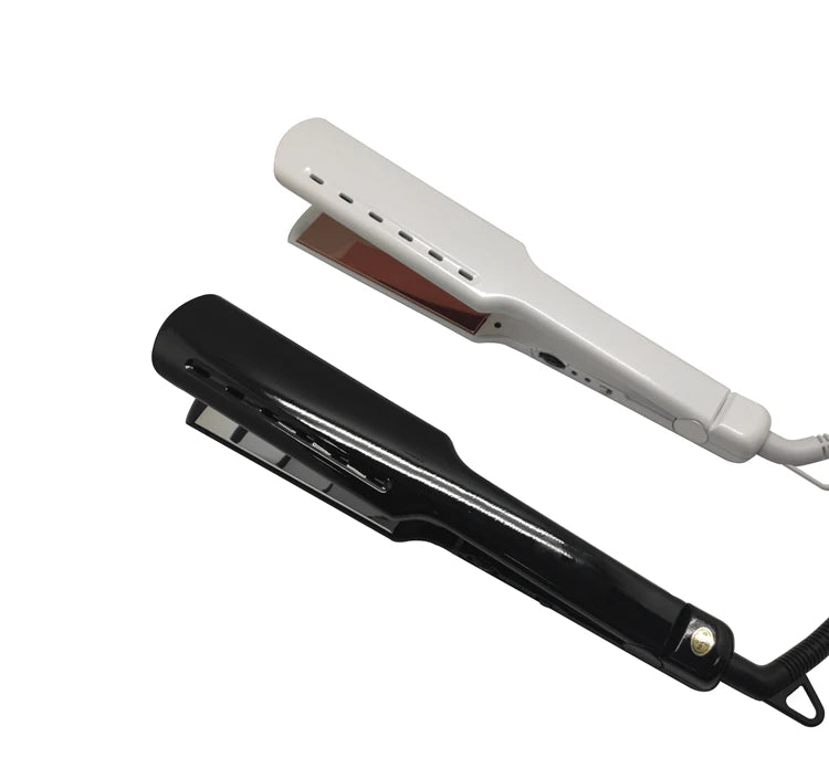 Wholesale Professional Titanium Flat Iron Hot Hair Straightener MCH/PTC Plates Electric Universal Voltage Household Hotel Use