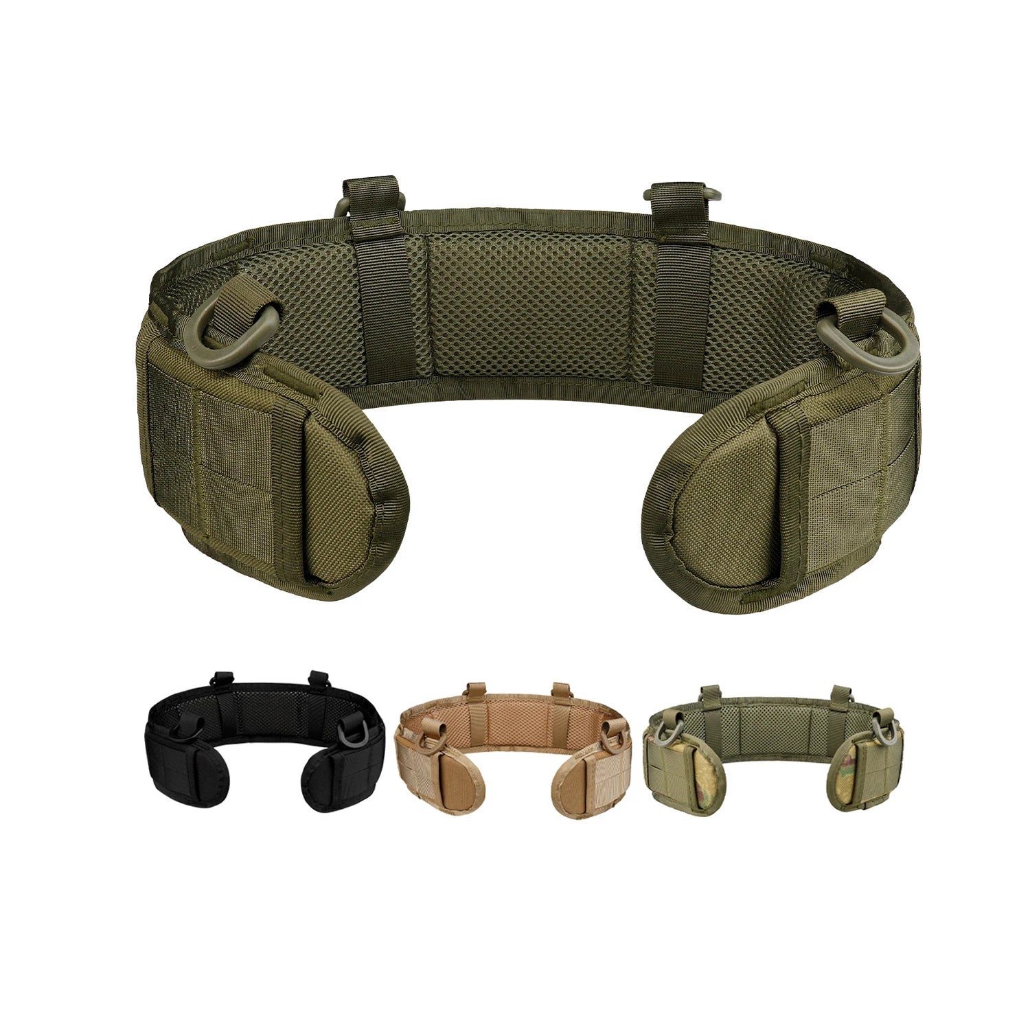 Tactical Belt Cover Men's Nylon Fabric Outdoor Molle Duty Belt Cover Hunting Hiking Sports Fabric Belt