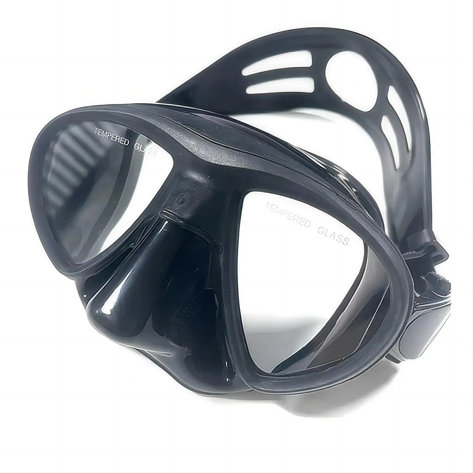On Stock Factory Supply Double Lens Silicone Low Volume Freedive Mask Design  Scuba Diving Mask Dive Equipment for Spearfishing