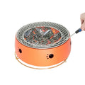 295mm Stainless Steel Charcoal BBQ Grill Korean Restaurant Tabletop Barbecue Grills for Indoor Commercial Use