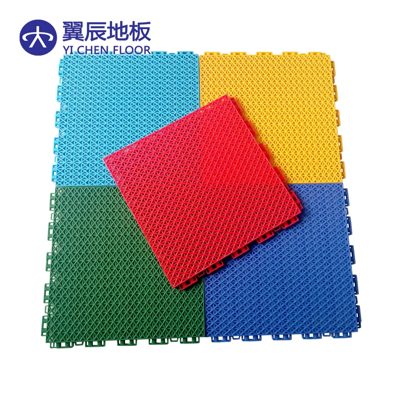 Outdoor Badminton Court Modular Anti-Slip Decking Tiles System (Modern Design PP Material)