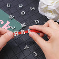 Wholesale 8mm Half Rhinestone Slide Letter Charms for Jewelry Making Women Bracelet Alphabet A-Z Pet Collar Keychain Necklace