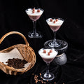 American Style Drink Coffee Candle Ice American Coffee Aroma Jelly Wax Glass Cup Candle Coffee Martini Scented Candle
