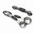 Kitchen Craft Heavy Duty Double End Magnetic Stainless Steel Measuring Spoon Set 6 7 Silver 5-Piece for Home Kitchen Baking